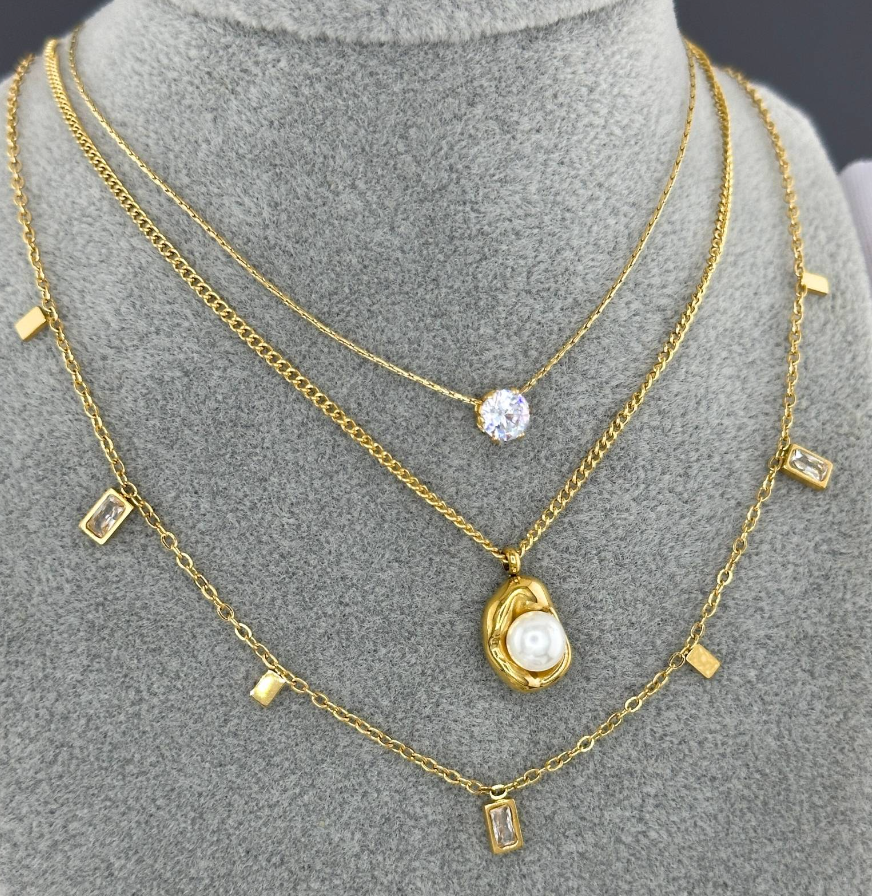 18K gold plated Stainless steel necklace