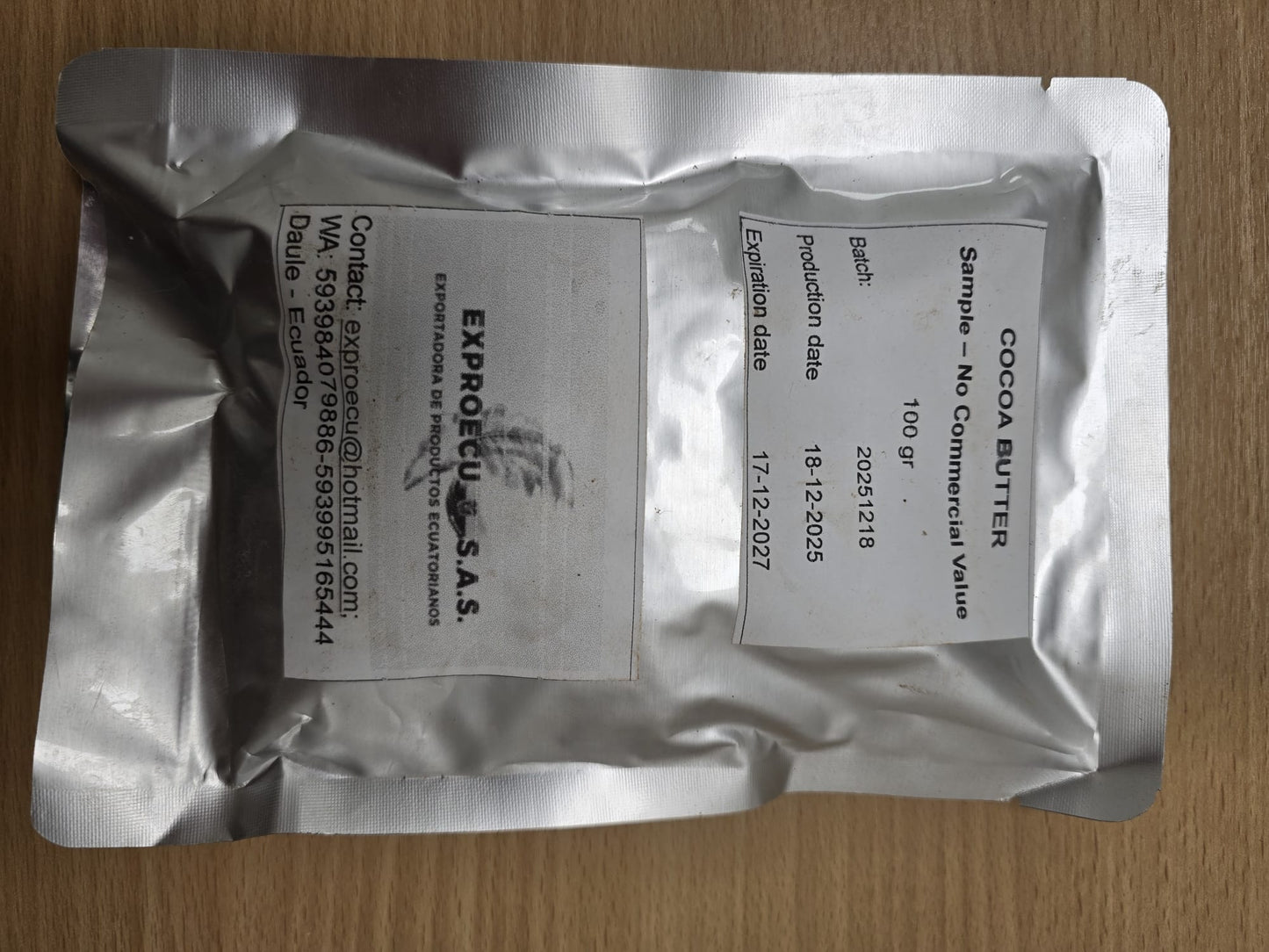 Cocoa Butter (sample)